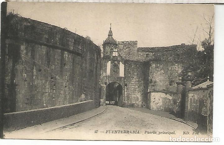 Postales: GUIPUZCOA FUENTERRABIA ESCRITA