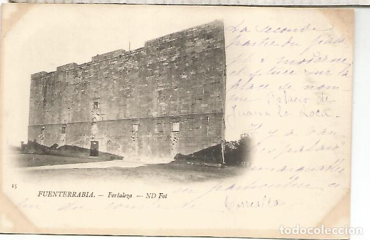 Postales: GUIPUZCOA FUENTERRABIA DORSO SIN DIVIDIR