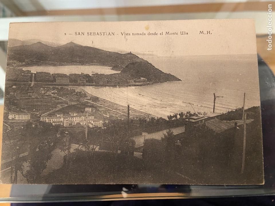 Postcards: SAN SEBASTIAN VISTA TOMADA DESDE EL MONTE ULIA DE 1900 APROXIMADAMENTE CIRCULADA BUEN ESTADO