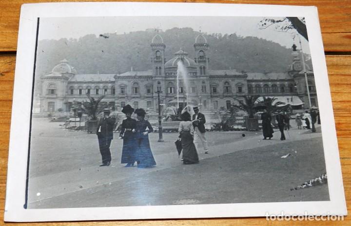 Cartoline: FOTOGRAFIA DE SAN SEBASTIAN, AYUNTAMIENTO, A&Ntilde;OS 1920, MIDE 16 X 11,5 CMS.