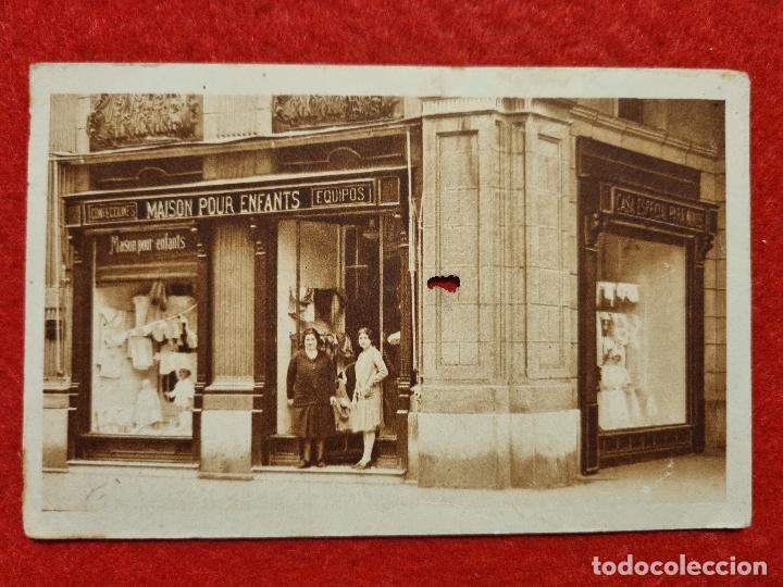 Postkarten: POSTAL SAN SEBASTIAN TIENDA COMERCIO MAISON POUR ENFANTS ROSARIO VILLAR ORIGINAL P1175