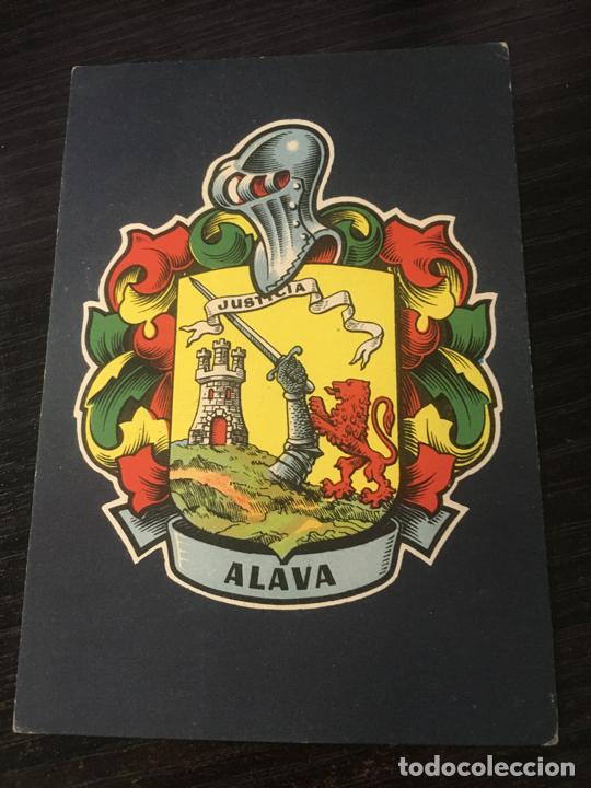 Postcards: Alava Escudo - Postal Blasones de Espa&ntilde;a - Colecci&oacute;n Her&aacute;ldica