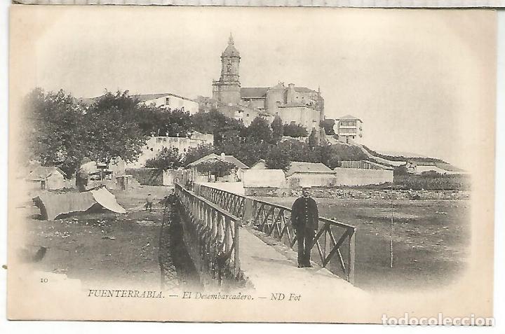 Postcards: GUIPUZCOA FUENTERRABIA DORSO SIN DIVIDIR