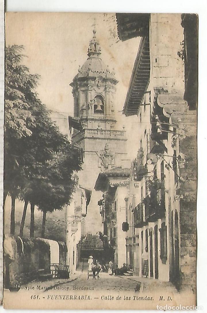 Postcards: GUIPUZCOA FUENTERRABIA ESCRITA
