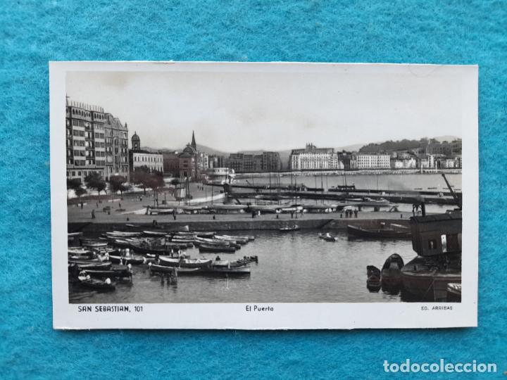 Postales: San Sebasti&aacute;n. El Puerto. - Foto 1