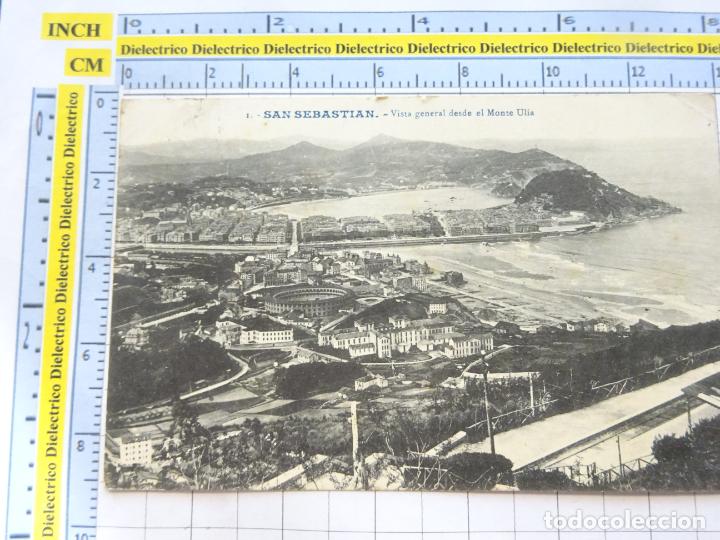 Postales: POSTAL DE GUIP&Uacute;ZCOA. A&Ntilde;OS 10 30. SAN SEBASTIAN. VISTA DESDE MONTE ULIA. GALARZA. 1828