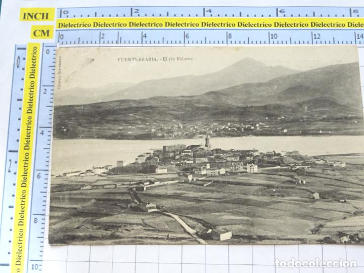 Postales: POSTAL DE GUIP&Uacute;ZCOA. SIGLO XIX - 1905. FUENTERRABIA EL RIO BIDASOA. 1849