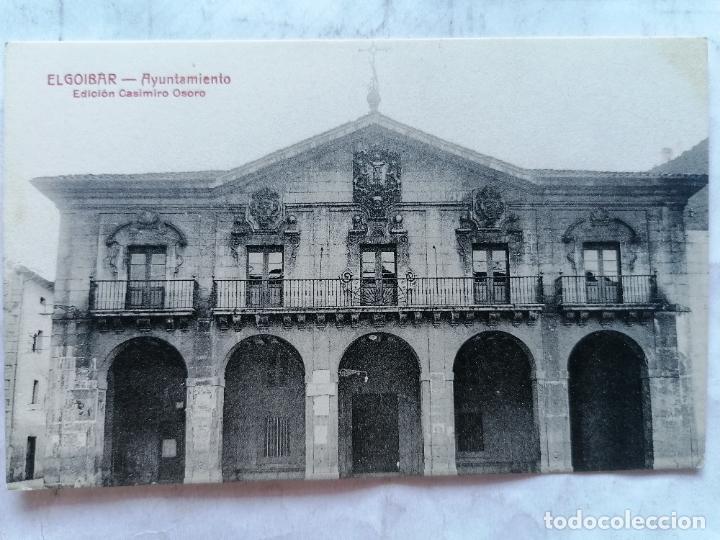 Postales: POSTAL ELGOIBAR - AYUNTAMIENTO, EDICION CASIMIRO OSORO, SIN CIRCULAR.