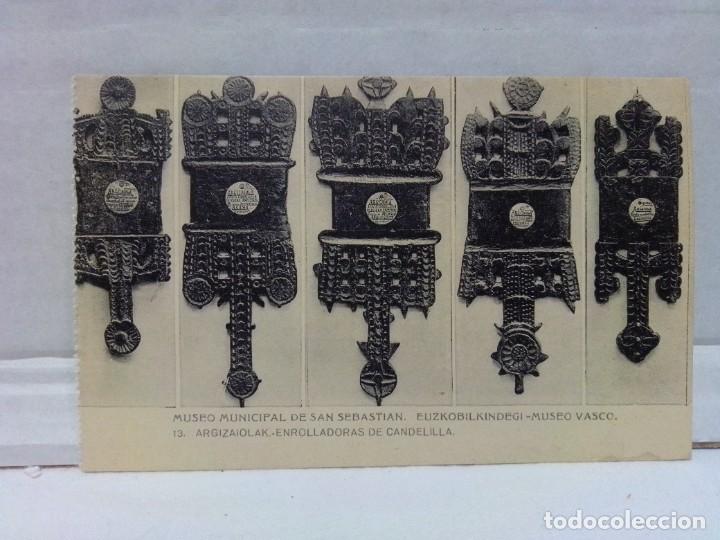 Cartes Postales: MUSEO MUNICIPAL DE SAN SEBASTI&Aacute;N.ENROLLADORAS DE CANDELILLA.FOT.HAUSER Y MENET.NO CIRCULADA.