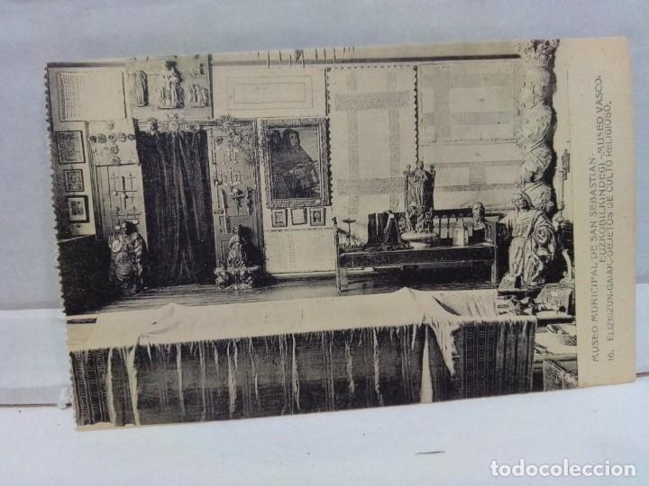 Postais: MUSEO MUNICIPAL DE SAN SEBASTI&Aacute;N.OBJECTOS DE CULTO RELIGIOSO.FOT.HAUSER Y MENET.NO CIRCULADA.