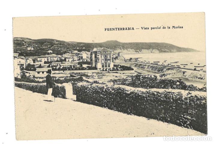 Postales: Fuenterrabia. Vista parcial de la Marina - Foto 1