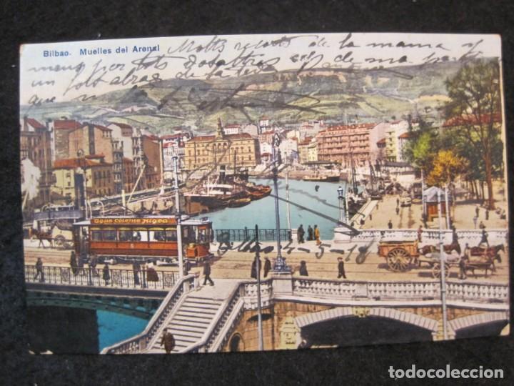Postales: BILBAO-MUELLES DEL ARENAL-POSTAL ANTIGUA-(88.087)