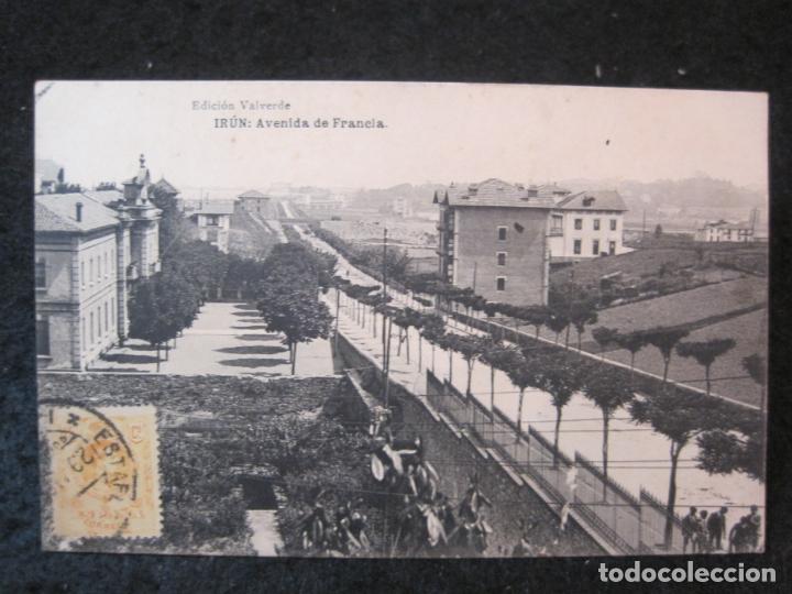 Postales: IRUN-AVENIDA DE FRANCIA-HAUSER Y MENET-POSTAL ANTIGUA-(88.136)