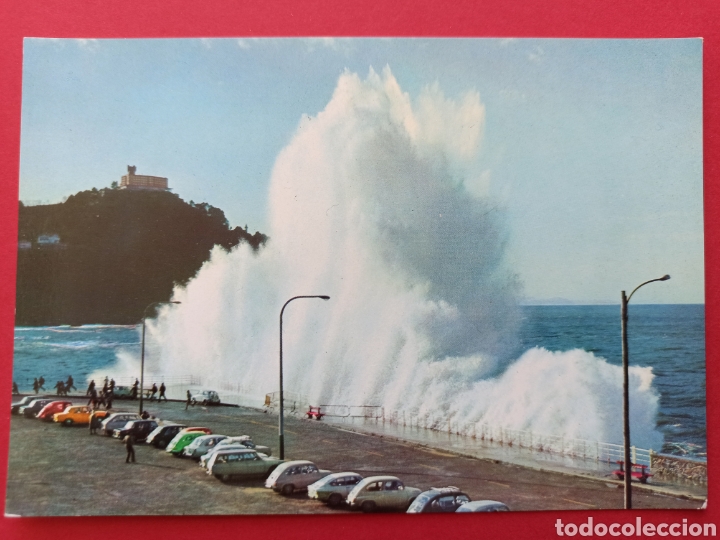 Postales: San Sebasti&aacute;n, temporal. - Foto 1