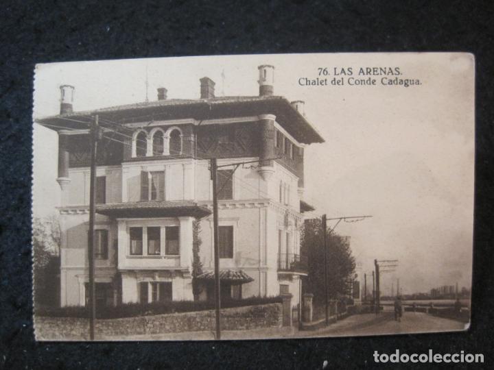 Postales: LAS ARENAS-CHALET DEL CONDE CADAGUA-76-GRAFOS-POSTAL ANTIGUA-(88.858)