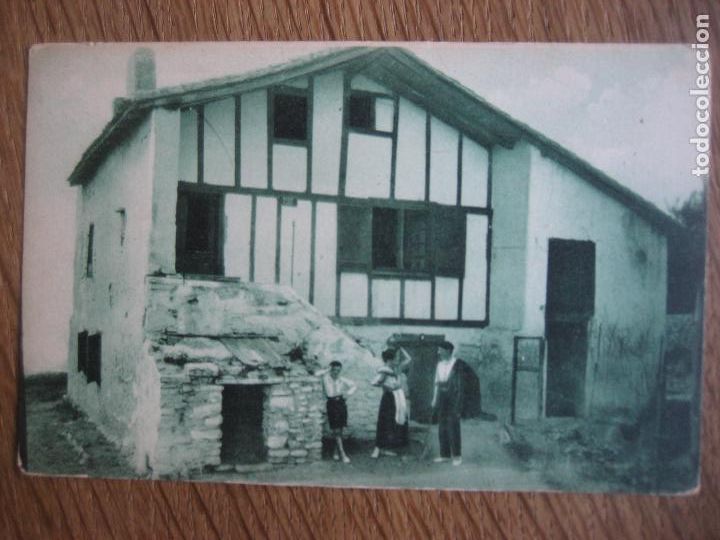 Postkarten: Pais Vasco. Vieille Maison a Guethary. . N&ordm; 229. Ed. M.D. Bordeaux. Sin circular
