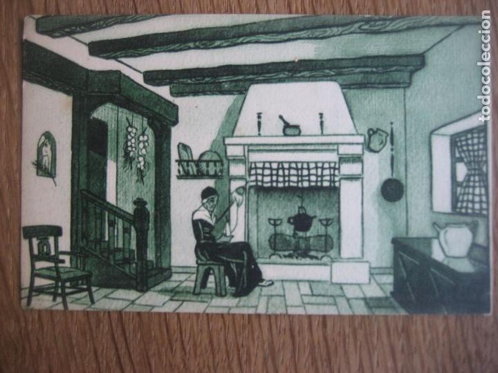 Postkarten: Pais Vasco. Au Pays Basque, Interieur . N&ordm; 253. Ed. M.D. Bordeaux. Sin circular