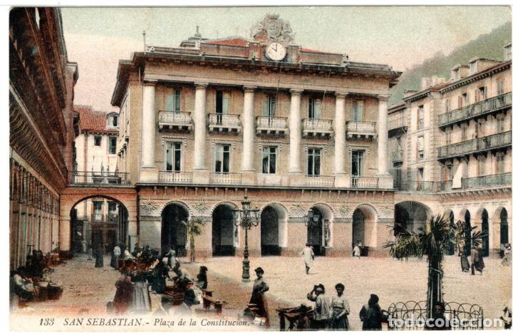 Postales: PRECIOSA POSTAL - SAN SEBASTIAN - PLAZA DE LA CONSTITUCION