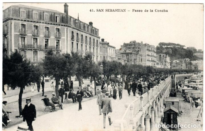 Postcards: PRECIOSA POSTAL - SAN SEBASTIAN - PASEO DE LA CONCHA - MAYOR HERMANOS