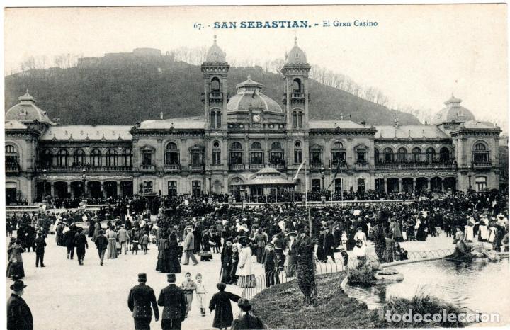 Cartoline: PRECIOSA POSTAL - SAN SEBASTIAN - EL GRAN CASINO - EDICION G.G.GALARZA