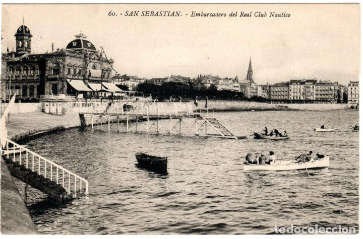 Postcards: BONITA POSTAL - SAN SEBASTIAN - EMBARCADERO DEL REAL CLUB NAUTICO - EDICION G.G.GALARZA