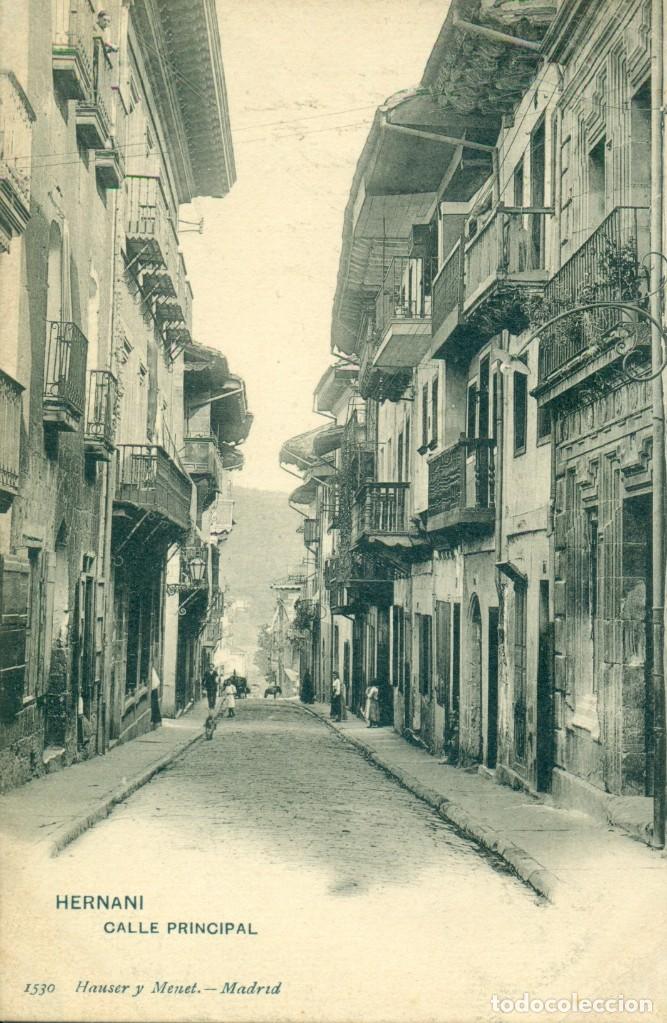 Cartoline: HRENANI. CALLE PRINCIPAL. HACIA 1910. HAUSER Y MENET.