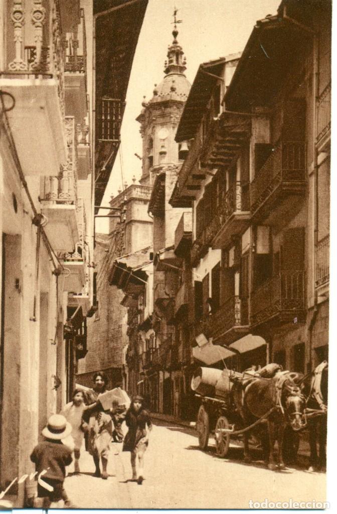Cartoline: FUENTERRABIA. LA CALLE MAYOR. POSTAL FRANCESA. HACIA 1920.