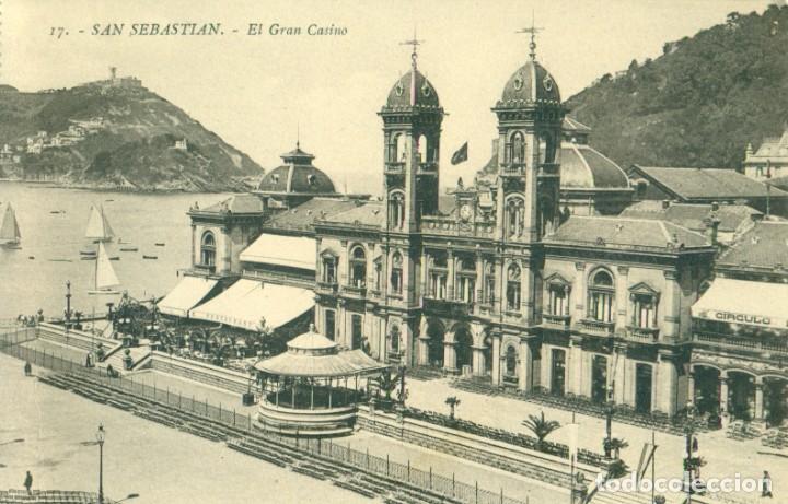 Postales: SAN SEBASTIAN. EL GRAN CASINO. HACIA 1920.
