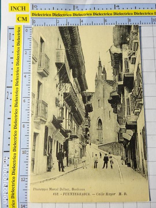 Cartoline: POSTAL DE GUIP&Uacute;ZCOA. FUENTERRABIA. A&Ntilde;OS 10 30. CALLE MAYOR 152 MD. 1762