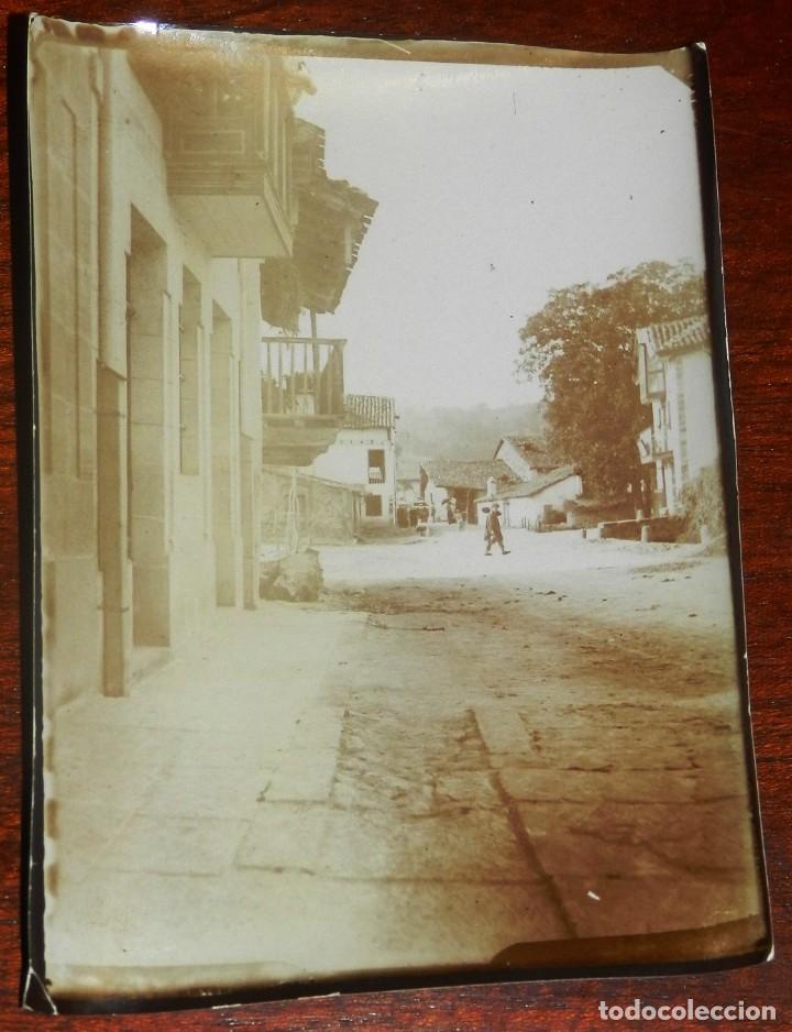 Postales: FOTOGRAFIA TIPO ALBUMINA DE MUNICIPIO POSIBLEMENTE PAIS VASCO, MIDE 8,5 X 6,2 CMS.