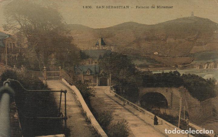 Postales: San Sebasti&aacute;n.- Palacio de Miramar - Foto 1