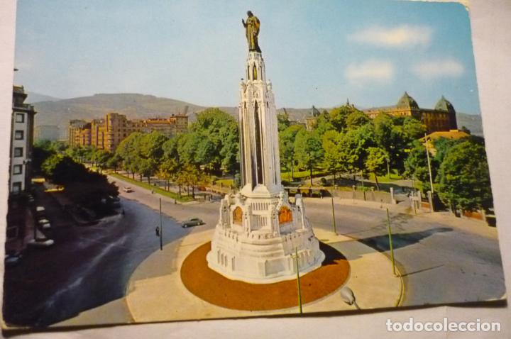 Postales: postal bilbao - pl.y monumento sgdo.corazon - Foto 1