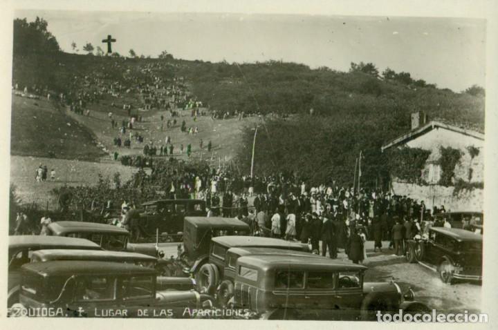 Postcards: GUIPUZCOA. APARICIONES DE LA VIRGEN EN EZQUIOGA. EZKIOGA. H. 1931.
