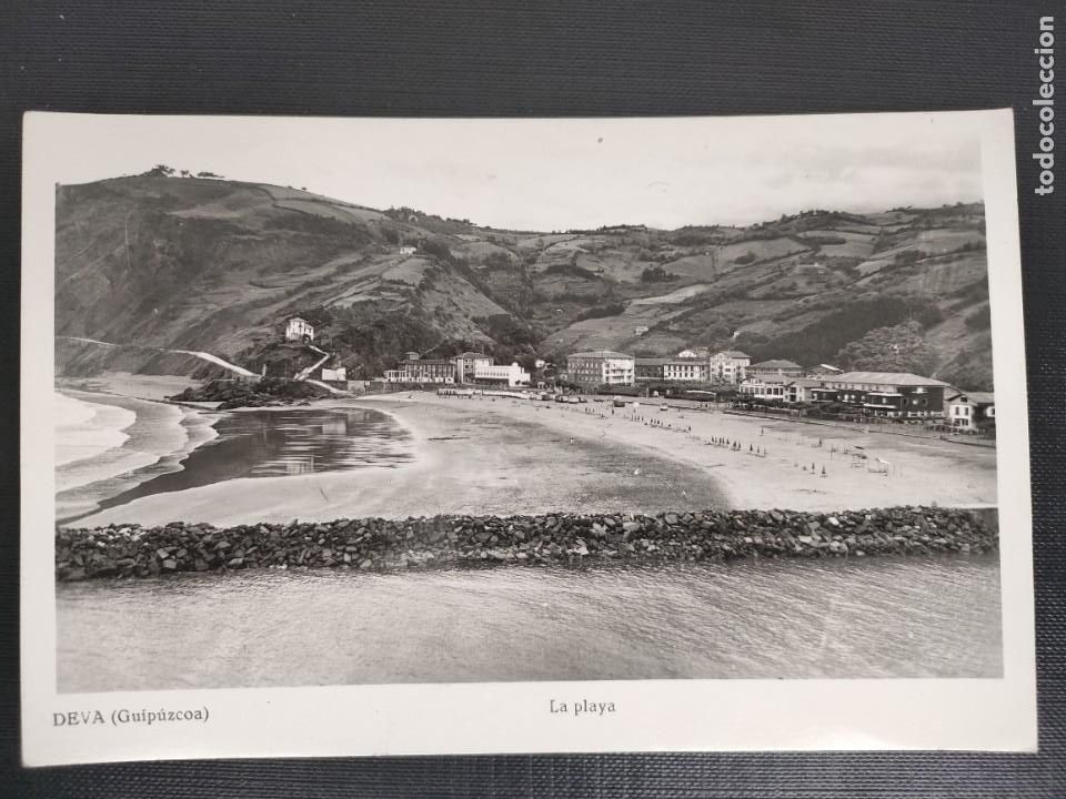 Postales: DEVA. GUIP&Uacute;ZCOA. LA PLAYA. TARJETA POSTAL CIRCULADA. - Foto 1