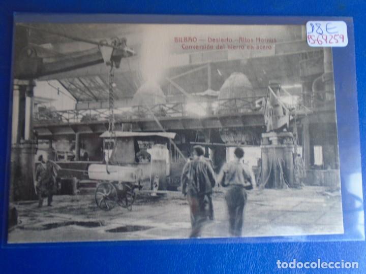 Postais: (PS-69259)POSTAL DE BILBAO-DESIERTO.ALTOS HORNOS.CONVERSION DEL HIERRO EN ACERO.EDI.G.G.M.