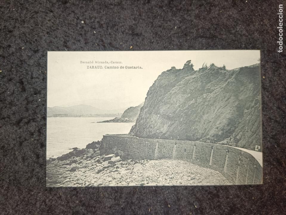 Postais: ZARAUTZ-ZARAUZ-CAMINO DE GUETARIA-HAUSER Y MENET-BERNABE MIRANDA-POSTAL ANTIGUA-(92.726)