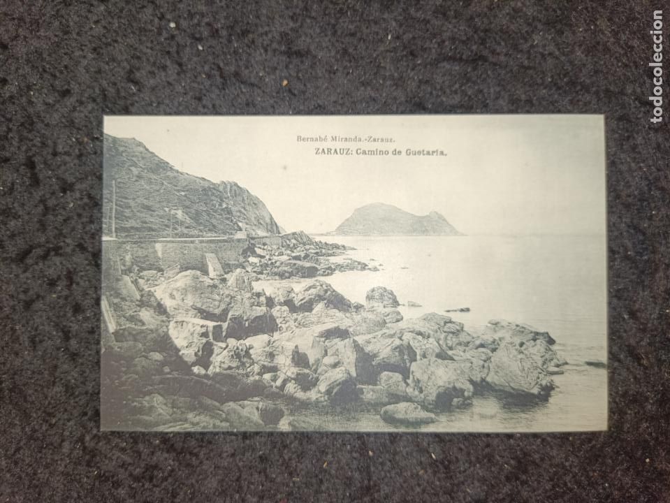 Postais: ZARAUTZ-ZARAUZ-CAMINO DE GUETARIA-HAUSER Y MENET-BERNABE MIRANDA-POSTAL ANTIGUA-(92.727)