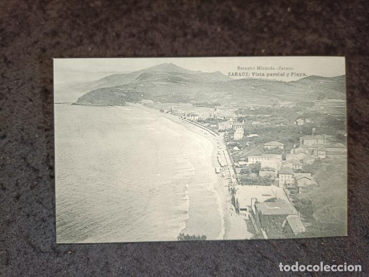 Postais: ZARAUTZ-ZARAUZ-VISTA PARCIAL Y PLAYA-HAUSER Y MENET-BERNABE MIRANDA-POSTAL ANTIGUA-(92.733)