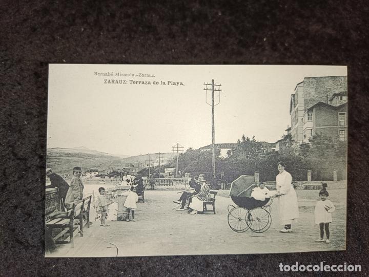 Postais: ZARAUTZ-ZARAUZ-TERRAZA DE LA PLAYA-HAUSER Y MENET-BERNABE MIRANDA-POSTAL ANTIGUA-(92.737)