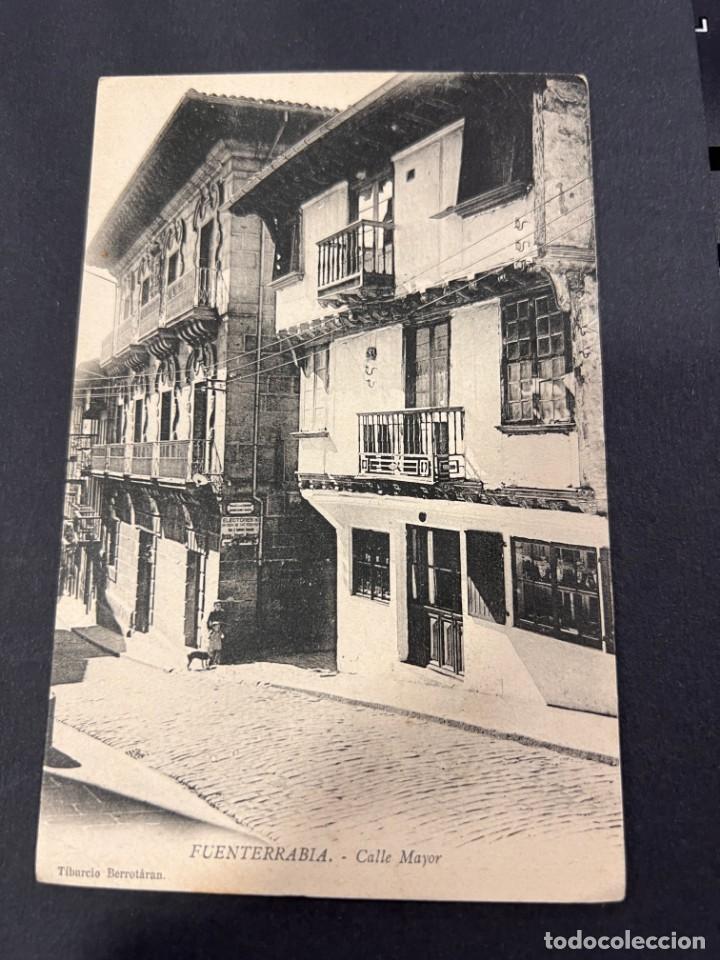 Postcards: TARJETA POSTAL. GUIPUZCUA. FUENTERRABIA. CALLE MAYOR. TUIBURCIO BERROTARAN