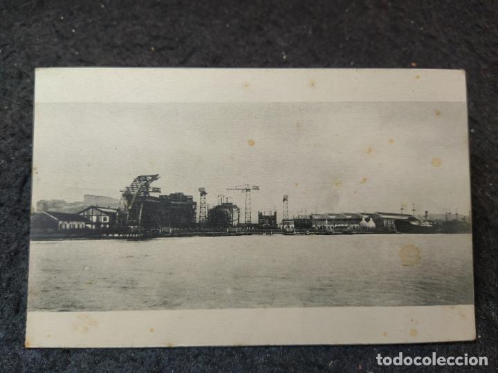 Postais: BILBAO-ASTILLEROS DE SESTAO-HAUSER Y MENET-POSTAL ANTIGUA ORIGINAL-(92.892)