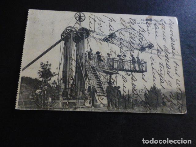 Postales: SAN SEBASTIAN LA LLEGADA DEL FUNICULAR AL MONTE ULIA - Foto 1