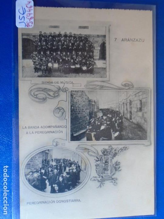 Postais: (PS-69464)POSTAL DE ARANZAZU-LA BANDA ACOMPA&Ntilde;ADO A LA PEREGRINACION
