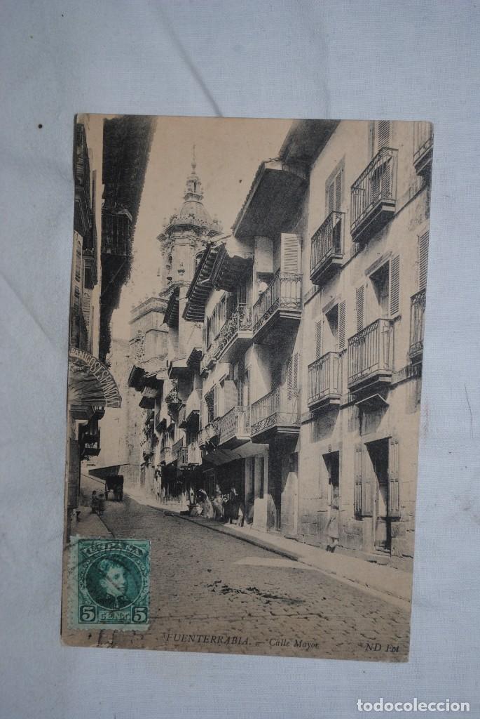 Cartoline: FUENTERRABIA , CALLE MAYOR.