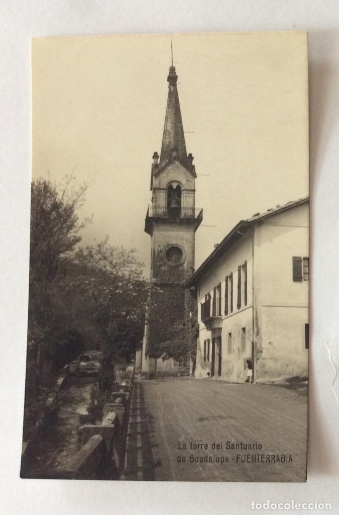 Cartoline: POSTAL FOTOGR&Aacute;FICA. TORRE DEL SANTUARIO DE GUADALUPE. FUENTERRABIA. GUIP&Uacute;ZCOA.