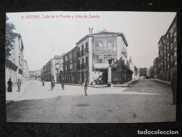 Cartoline: VITORIA-CALLE DE LA FLORIDA Y ORTIZ DE ZARADA-THOMAS-11-POSTAL ANTIGUA-(93.741)