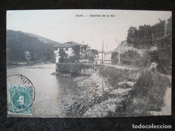 Cartoline: DEVA-DEBA-DETALLES DE LA RIA-EJG-POSTAL ANTIGUA-(93.973)