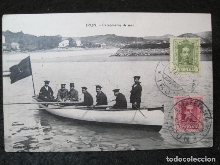 Cartoline: IRUN-CARABINEROS DE MAR-POSTAL ANTIGUA-(93.980)