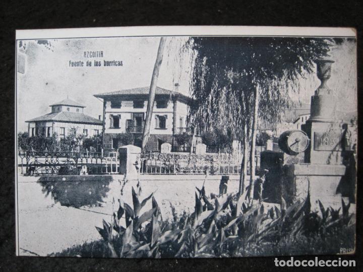 Cartoline: AZCOITIA-FUENTE DE LAS BARRICAS-TIP.MARTIARENA-POSTAL ANTIGUA-(93.987)