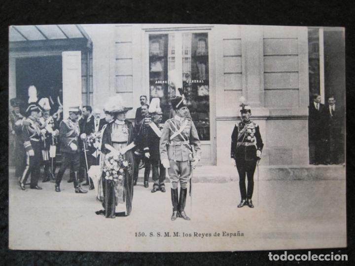 Cartoline: SAN SEBASTIAN-S.S.M.M. LOS REYES DE ESPA&Ntilde;A-ED MAYOR HERMANOS-POSTAL ANTIGUA-(93.989)